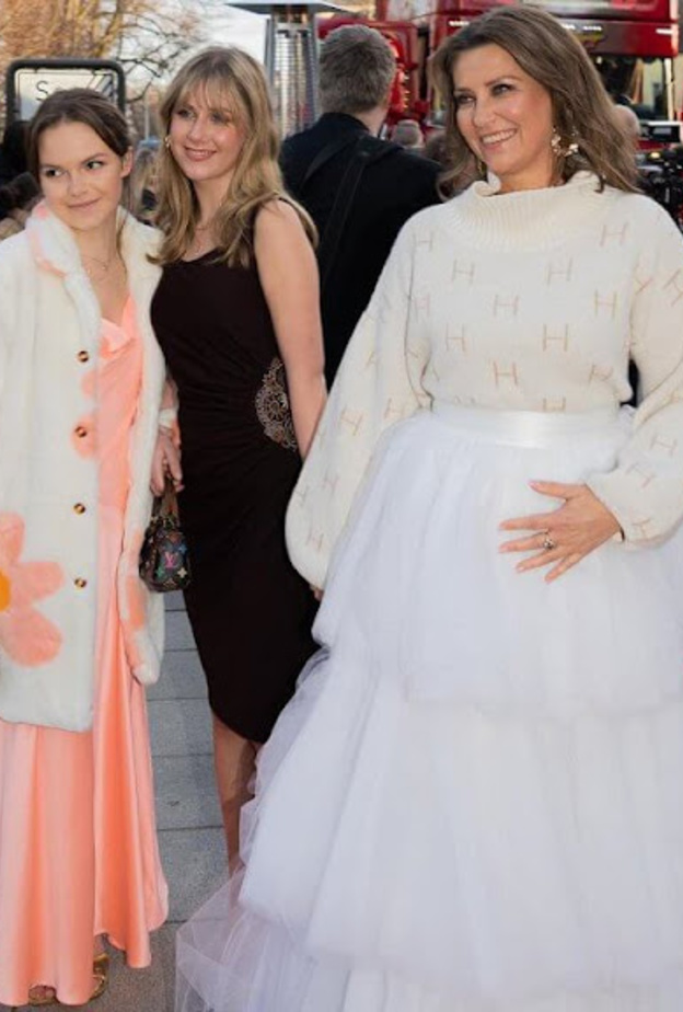 الأميرة مارثا لويز في العرض الأول لفيلم Lange Flate Ballær