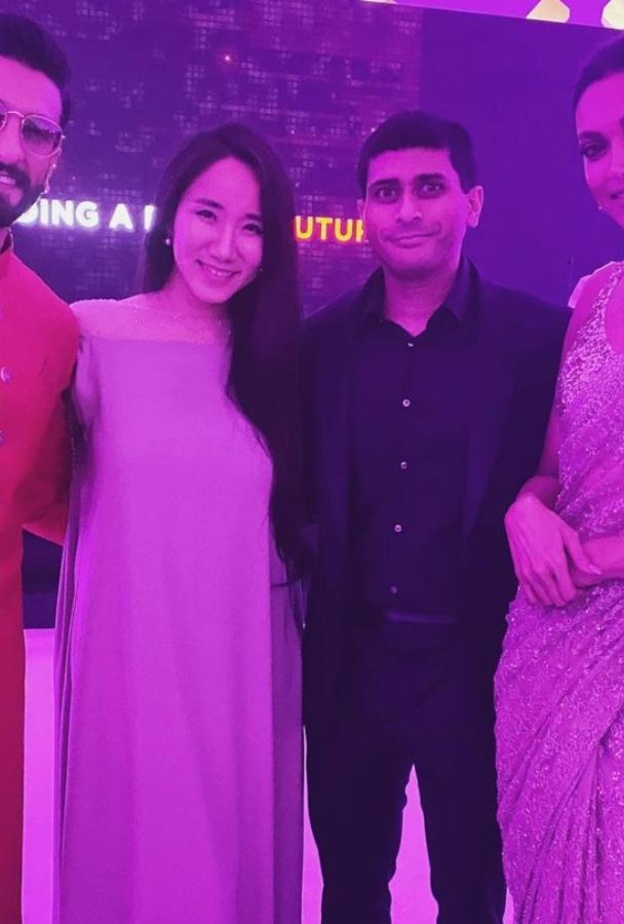 ديبيكا بادوكون ورانفير سينغ في حفل جوائز TIME100 Impact 