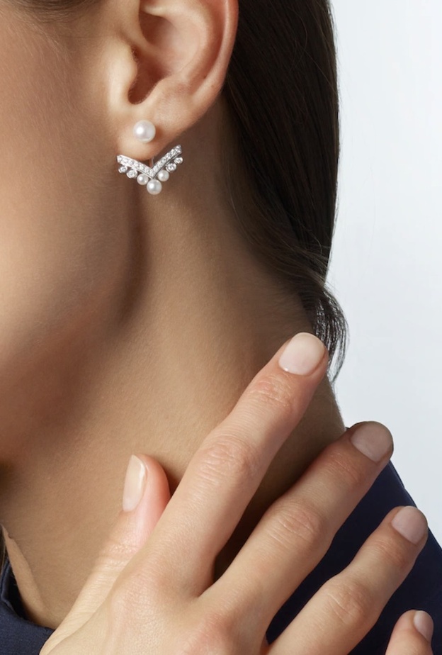 أقراط لؤلؤ من شوميه Chaumet