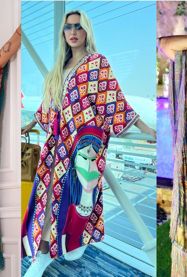 اطلالات جويل مردينيان بالعباءات