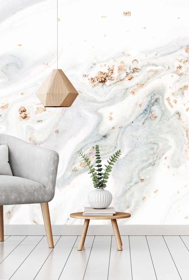 ورق جدران بمظهر رخامي أنيق وفخم لمنازل عصرية2022