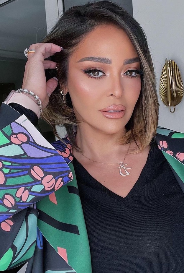  مكياج لتكبير رسمة العين على طريقة داليا البحيري - الصورة من حسابها على انستغرام