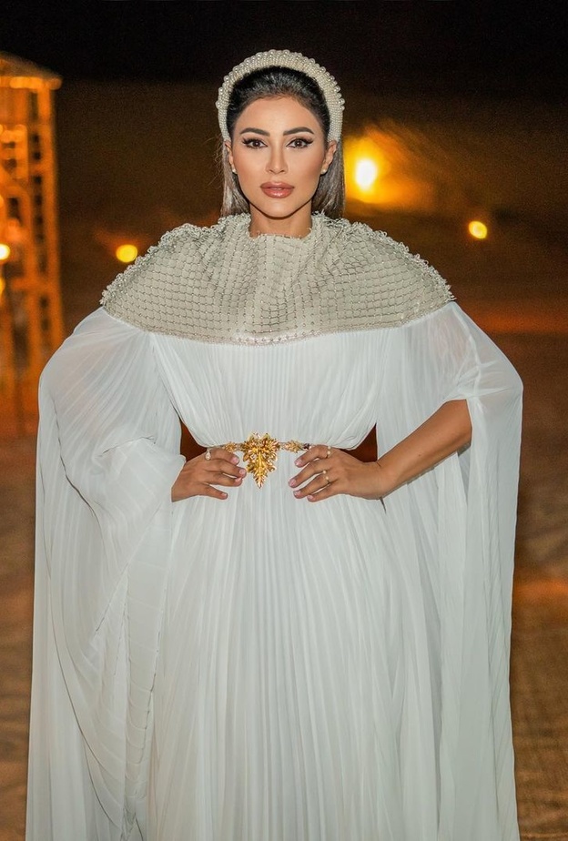 مهيرة عبد العزيز في أحدث إطلالاتها