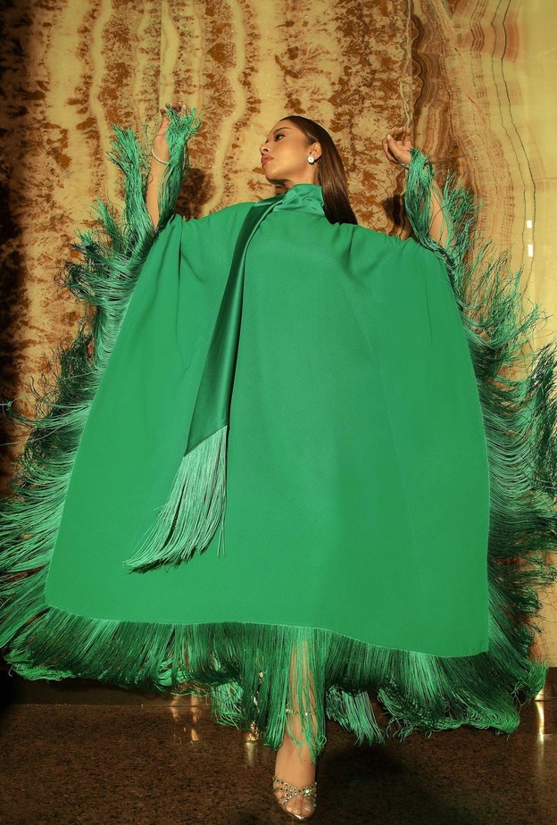 بلقيس في إطلالة رمضانية بتصميم الشراشيب