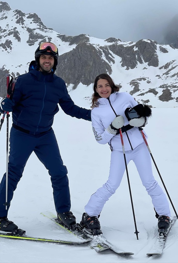 شام الذهبي وزوجها