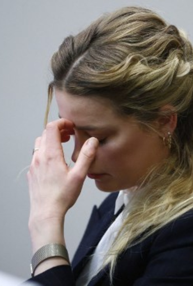 الممثة أمبر هيرد في المحكمة