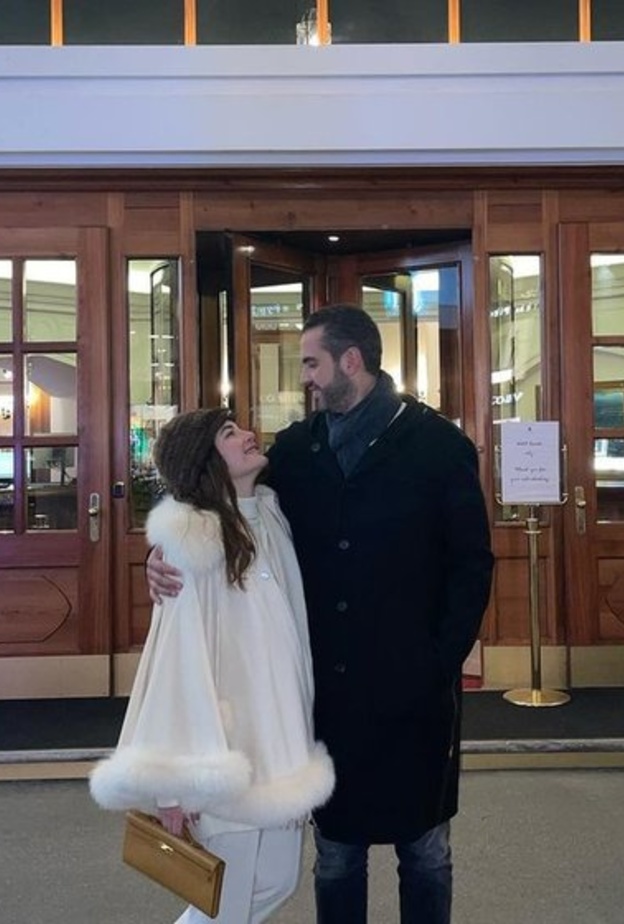 شام الذهبي وزوجها