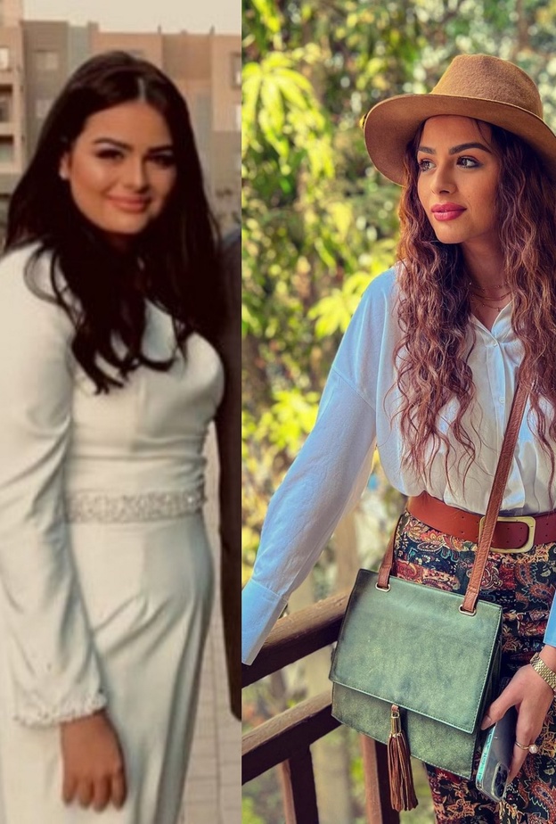 هنادي مهنا قبل وبعد فقدان الوزن