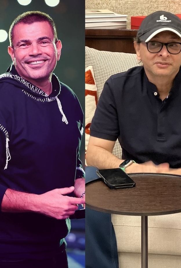 عبد المجيد عبد الله وعمرو دياب 