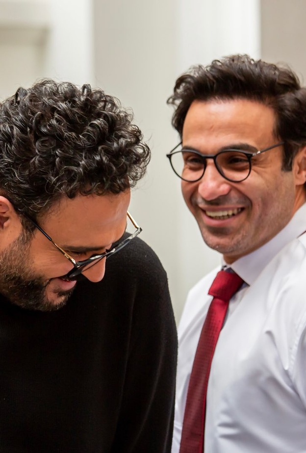 احمد فهمي واكرم حسني 