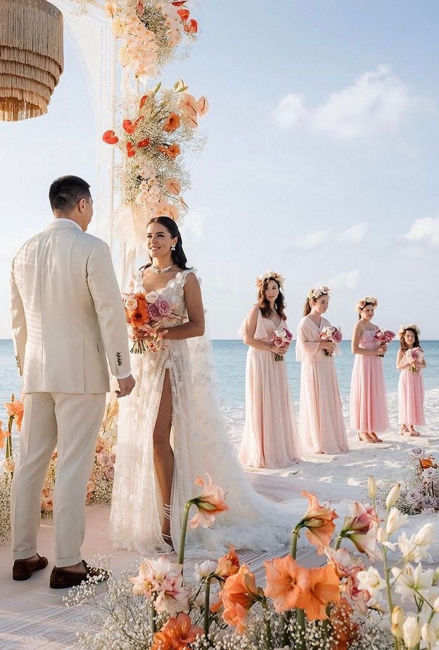 خطوات لحفل زفاف ناجح على شاطئ البحر