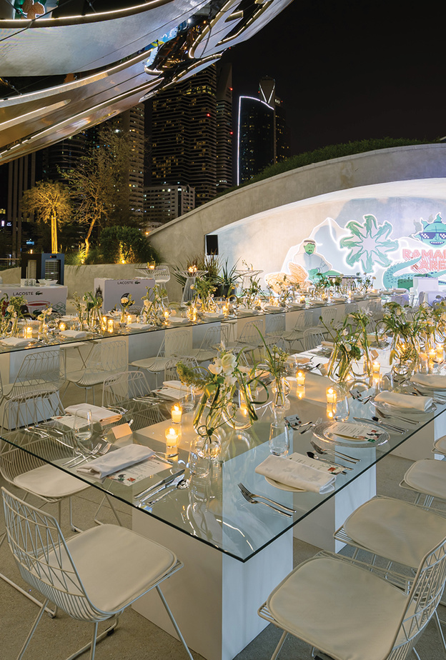  علامة LACOSTE تتعاون مع الفنان RAMI AFIFI خلال سحور رمضاني مميز احتفالاً بشهر رمضان المبارك