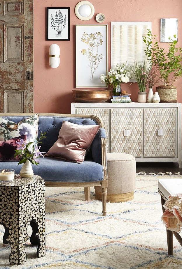 أثاث بأسلوب شرقي لديكورات غرف معيشة مميزة