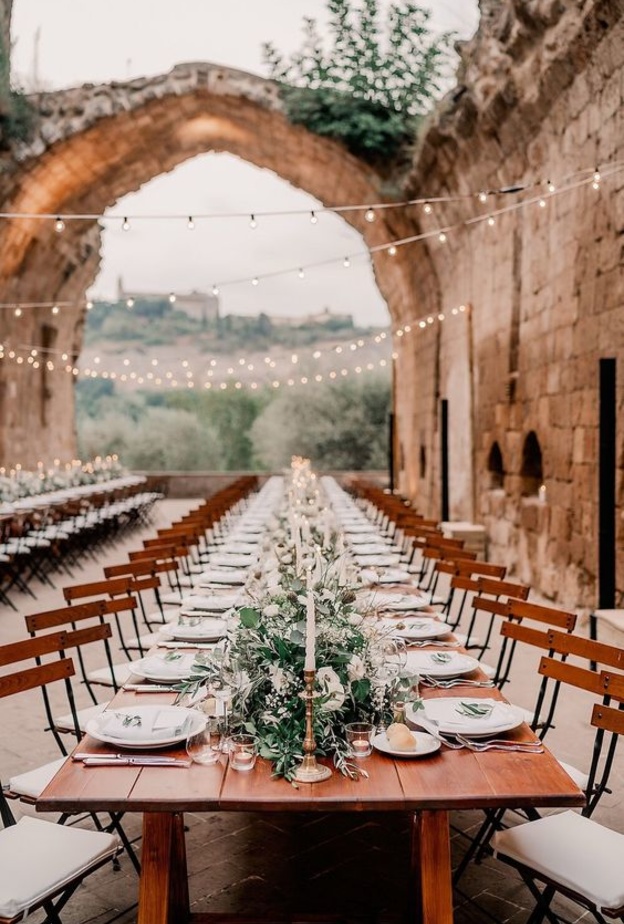 ديكور زفافك بلمسات إيطالية بين أحضان الطبيعة