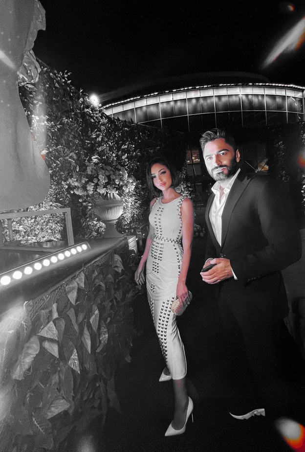 بسمة بوسيل وتامر حسني علاقة تجاوزت الكثير من العقبات- انستغرام بسمة