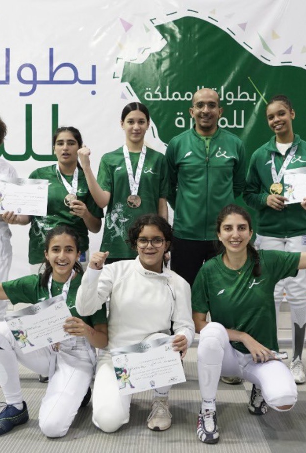 بالصور: تتويج الفائزات في بطولة المملكة للمبارزة سيدات SFC "الجولة الفضية"