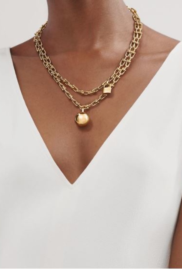 عقد ذهب عيار 18 قيراط من تيفاني أند. كو