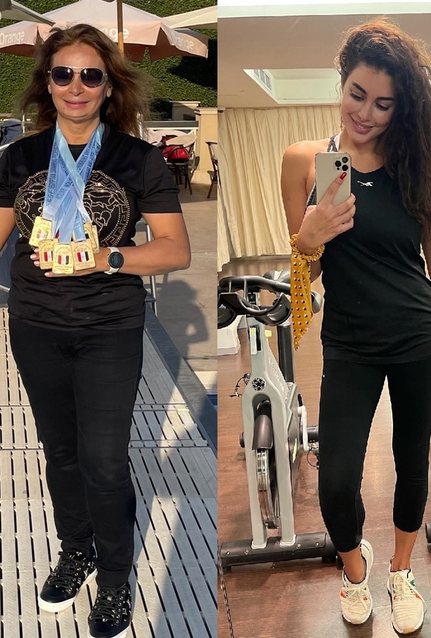 ياسمين صبري ووالتها 