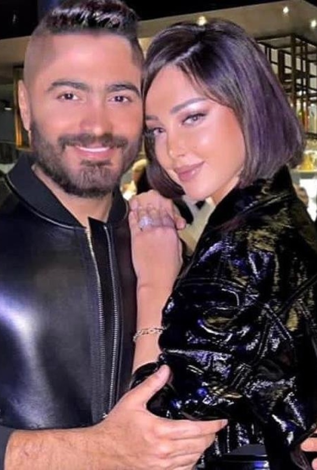 تامر حسني وبسمة بوسيل