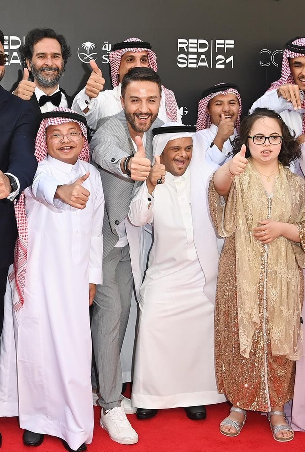 نجوم الفيلم السعودي "أبطال" 