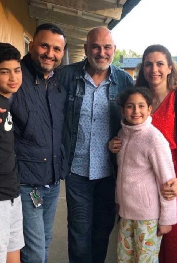 جمال سليمان وأسرته