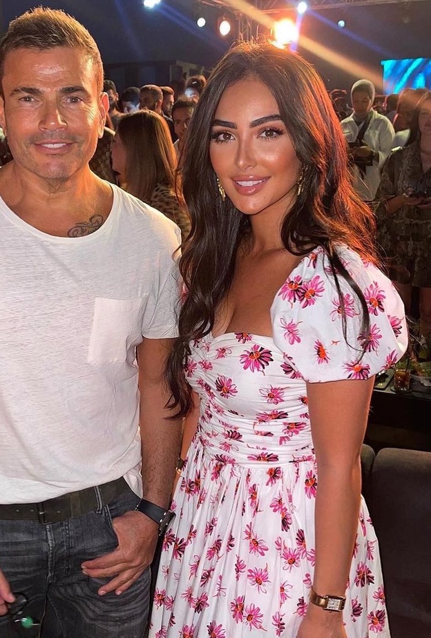 عمرو دياب ونور الغندور