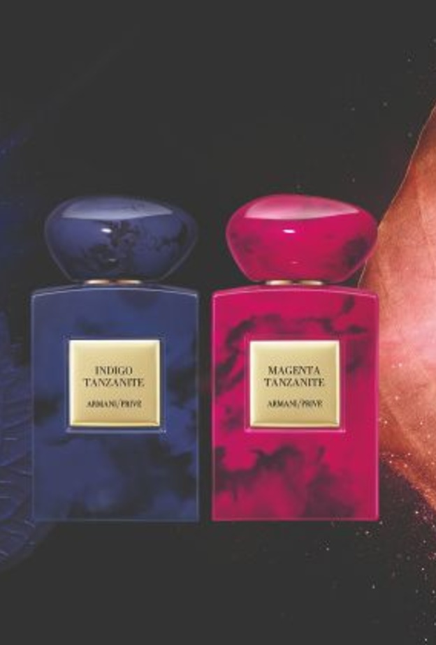Armani Privé يطلق عطري INDIGO TANZANITE و MAGENTA TANZANITE  للإشادة بالألوان المذهلة لأفريقيا