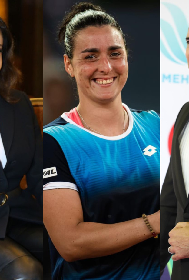 نجوم تونس يشاركون أنس جابر لحظة التتويج بلقب بطولة مدريد المفتوحة للتنس