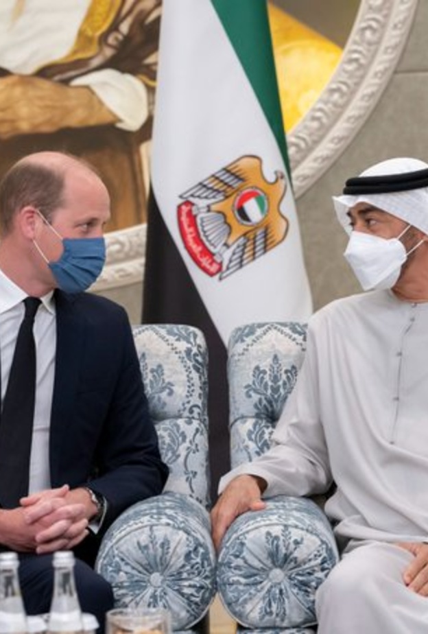 الأمير وليام يسافر إلى أبو ظبي لتقديم العزاء في حاكم الإمارات الراحل بالنيابة عن الملكة