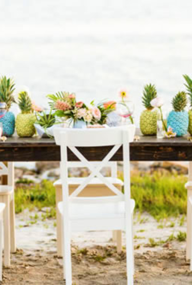 أفكار رائعة واستثنائية لديكور حفلات الزفاف الشاطئية
