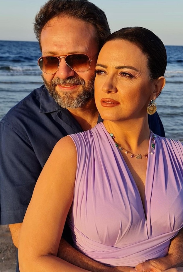 ريهام بد الغفور وزوجها