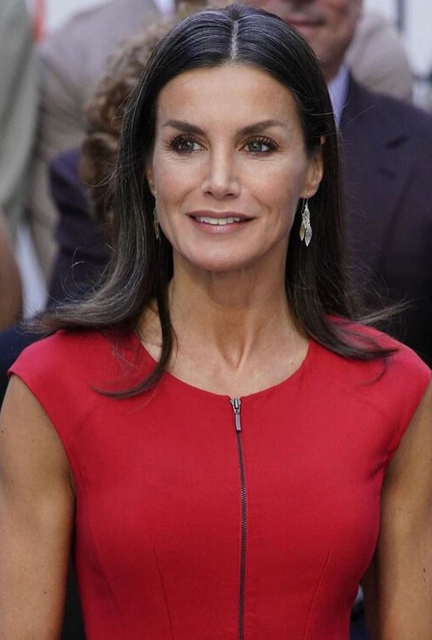 الملكة ليتيزيا في اجتماع عمل جديد في قاعة احتفالات ICEX في مدريد