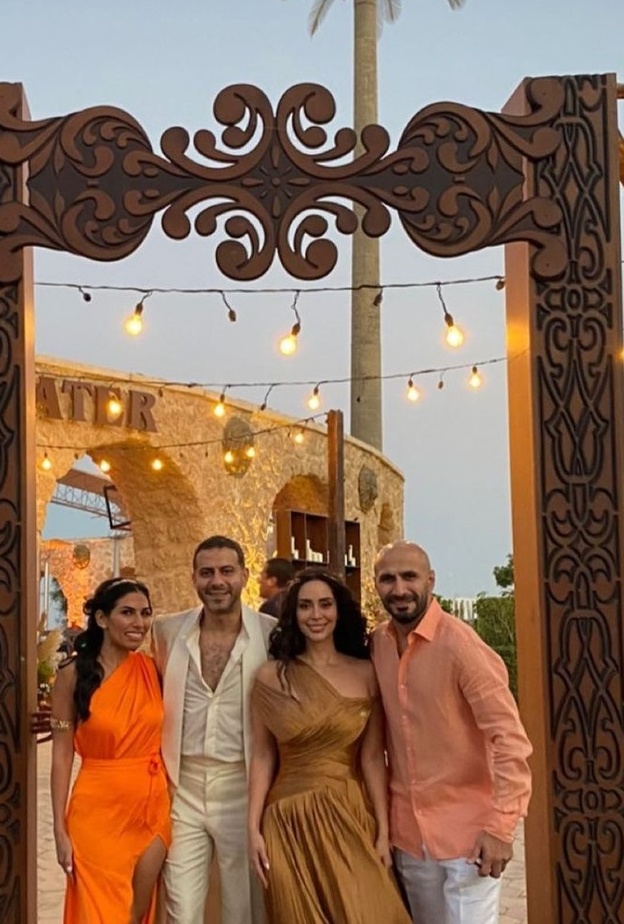 محمد فراج وبسنت شوقي 