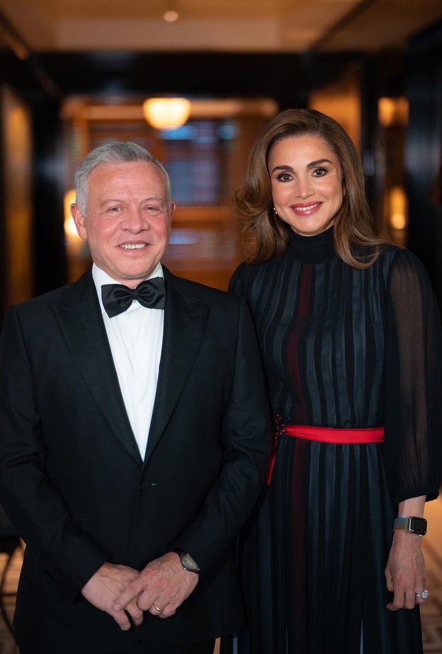 الملك عبد الله والملكة رانيا يتسلمان جائزة الفاتيكان في نيويورك