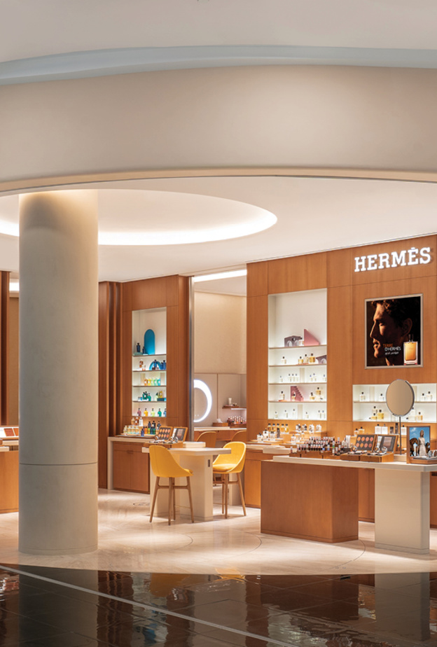 Hermès تفتح أول متجر لها مخصص للعطور والتجميل في مركز الرياض بارك