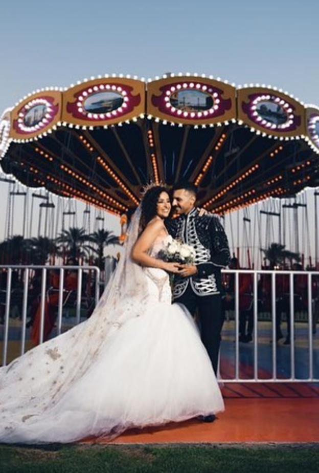 الفنان حسن أبو الروس في حفل زفافه= انستغرام الفنان