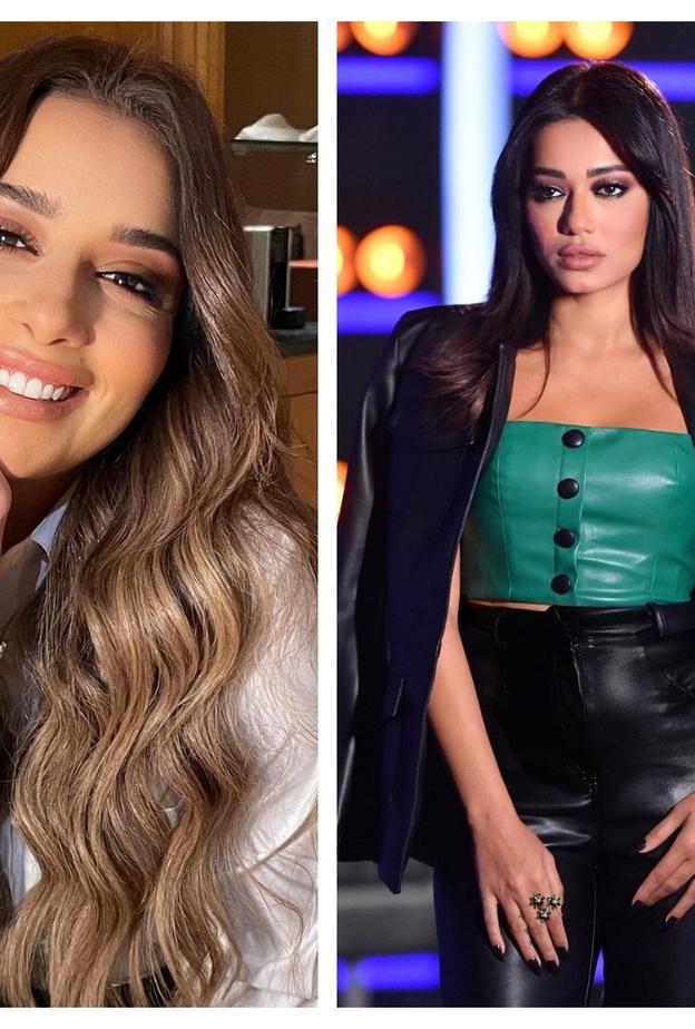 النجمتان رحمة رياض وبلقيس فتحي