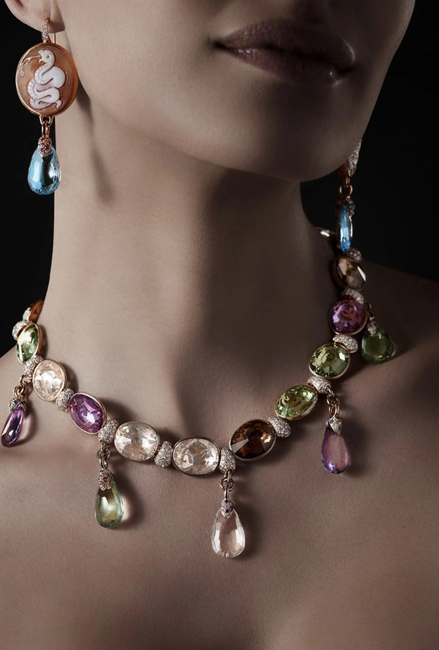 تألقي بالأقراط المتدلية من أحدث مجموعات المجوهرات الفاخرة