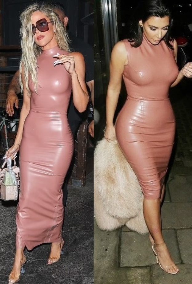 صور كلوي كارداشيان تستوحي إطلالتها الجريئة من شقيقتها كيم