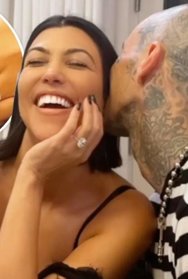 كورتني كارداشيان تكشف عن تشابه خاتمها مع خاتم ترافيس باركر