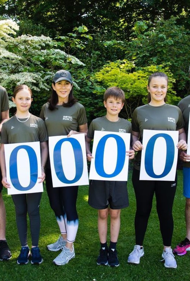  عائلة ولي عهد الدنمارك تشارلك في سباق Royal Run