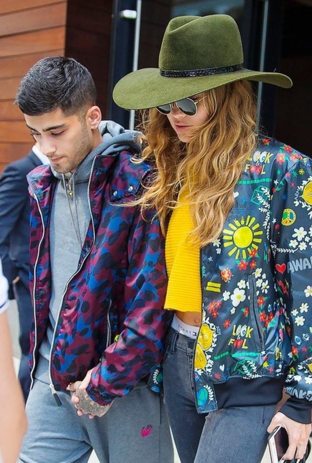 جيجي حديد وزين مالك