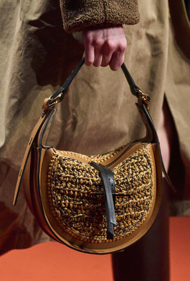 حقيبة قش من Tods