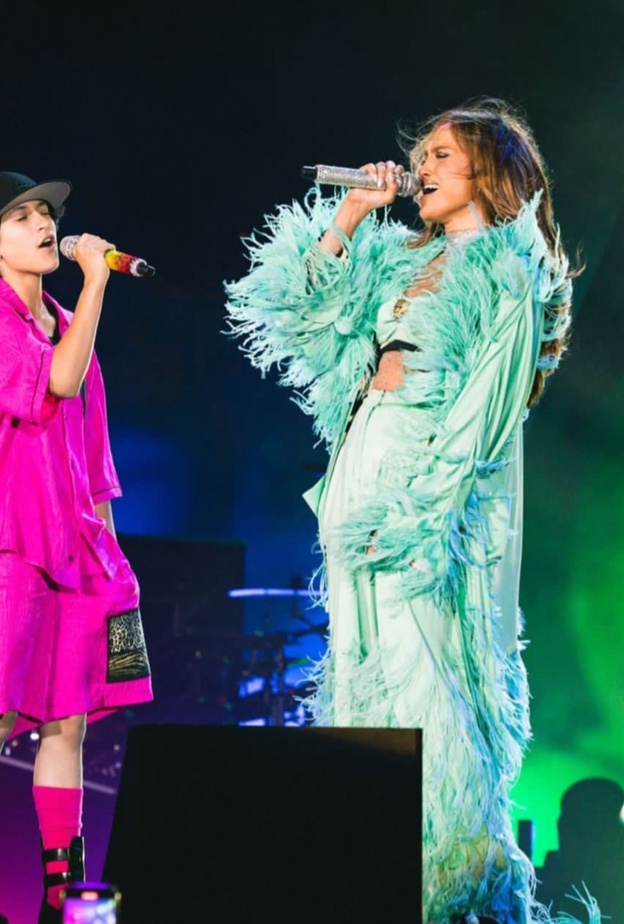 جينيفر لوبيز وابنتها