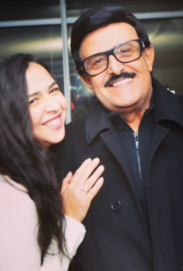 ايمي سمير غانم ووالدها 