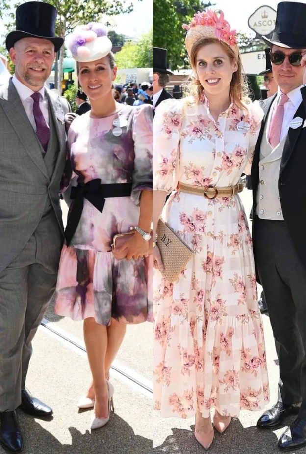  العائلة المالكة البريطانية في اليوم الأول من سباق أسكوت الملكي