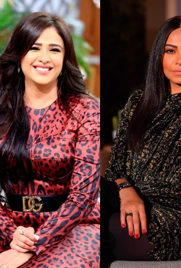 ياسمين عبد العزيز وشيرين عبد الوهاب 