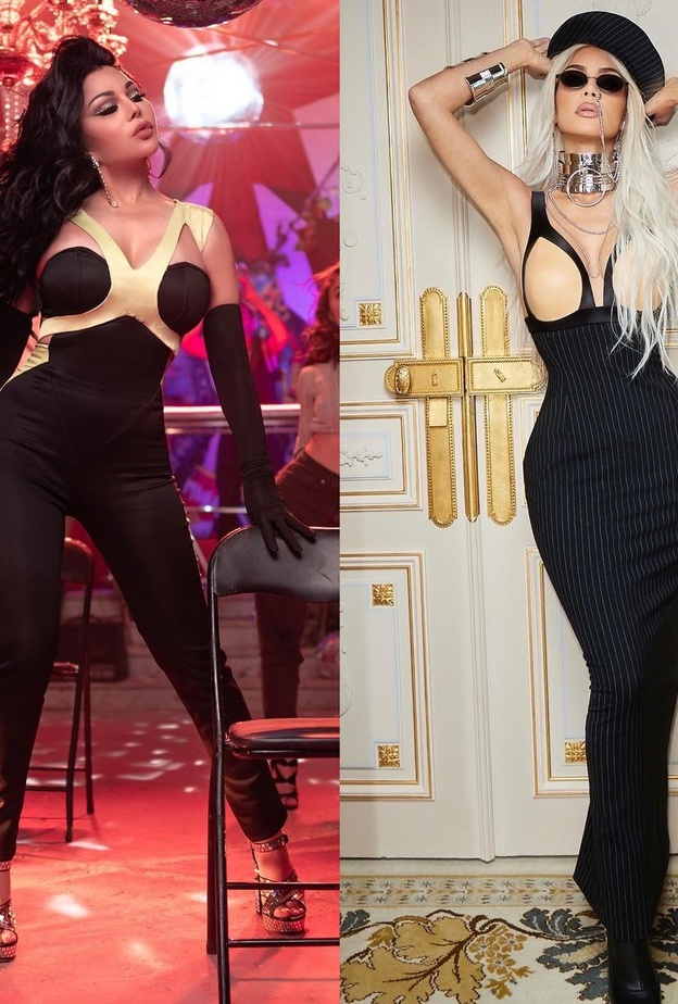 هيفاء وهبي وكيم كارداشيان 