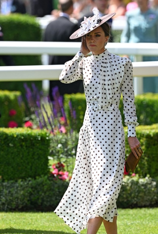 صيحة البولكا دوت لن تغيب في أي وقت قريبًا واطلالات كيت ميدلتون ستلهمك