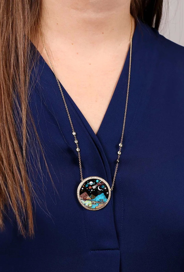 عقدGALAXY INLAY من JACQUIE AICHE